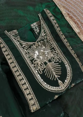 Fendy Silk Designer Wedding Salwar Suit For Kids Girls