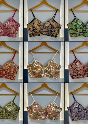 Noodles Strips Pure Fabric Position Work Sleeveless Partywear Blouse