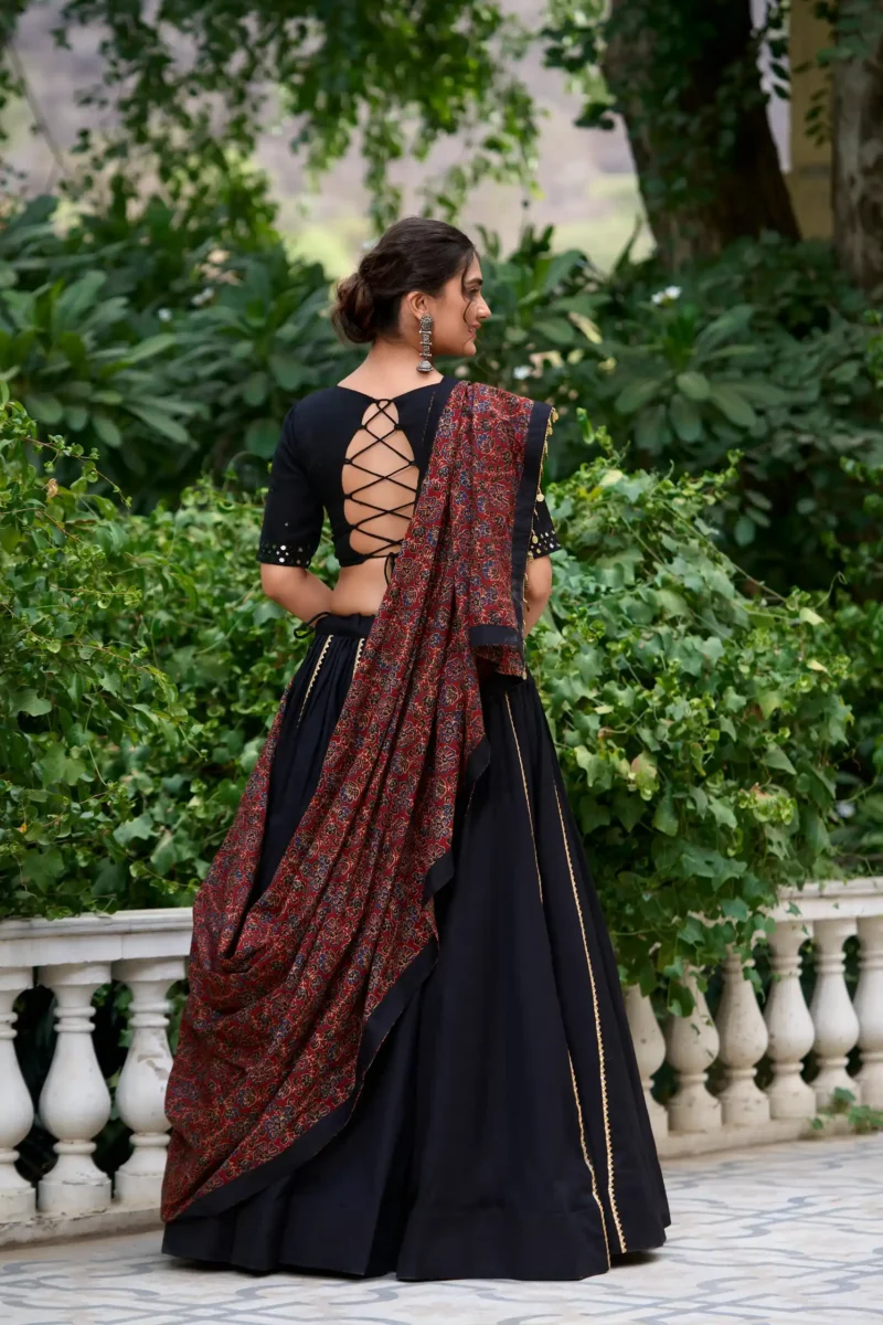 pure cotton gota patti navratri chaniya choli for garba