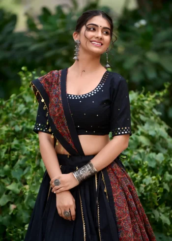 pure cotton gota patti navratri chaniya choli for garba