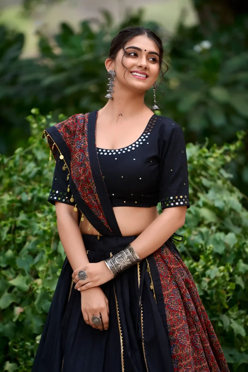 pure cotton gota patti navratri chaniya choli for garba