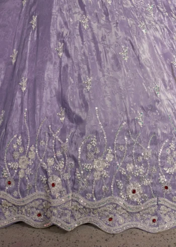 Radiant Haldi Mehendi Special Lehenga In Banarasi Tissue Fabric