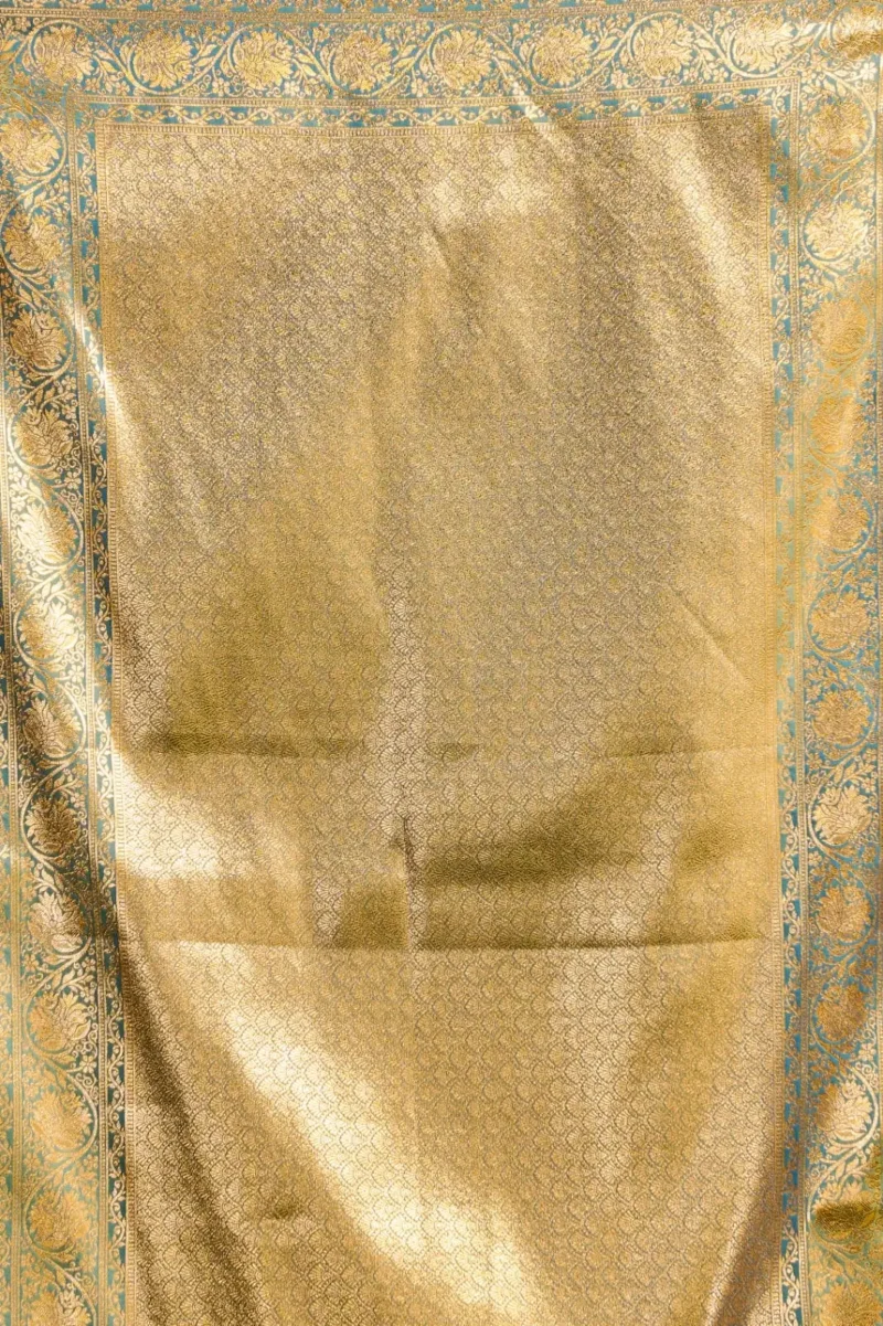 Sky Blue Colour Premium Soft Silk Wedding Saree with Jhallar pallu